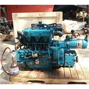 Moteur diesel marin 4 temps d'occasion avec boîte de vitesses Borg Warner et kit de refroidissement à eau douce pour une puissance fiable - Product Image 4