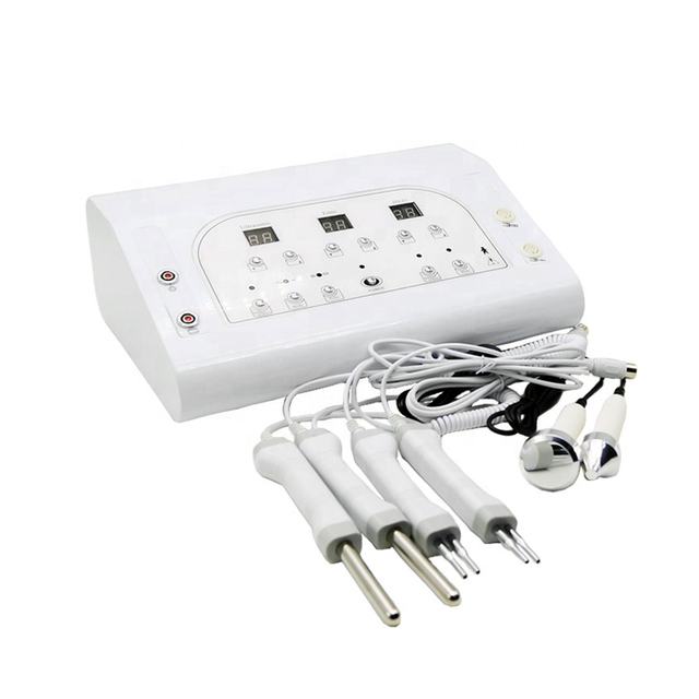 2 in 1 BIO Microcurrent Ultras0nic Facial Massage Skin Firming Face Neck Lifting Wrinkle Removal Machine