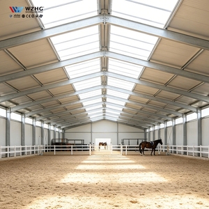 Arena Equestre Coperta in Acciaio Senza Colonne, Struttura in Acciaio per Addestramento Equestre, Design con Ampio Spazio - Product Image 6