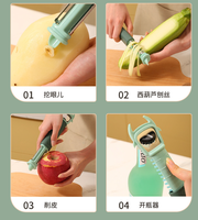 Nieuw Keukengereedschap 7 In 1 Gadgets Thuis Keukenaccessoires Fruitgroentegereedschap
