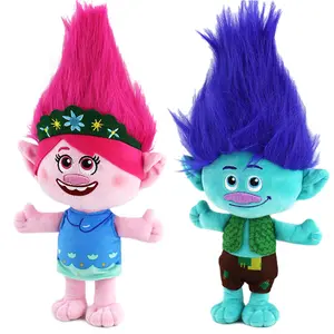 Dropship biru Pink Ptrolls Band bersama-sama mainan mewah Trolls Band bersama-sama boneka hewan Monster Plushie boneka hadiah Natal