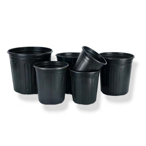 Wholesale Round Soft Blow Molding 7/10/15/25 Gallon Pot Garden Nursery Binaural Large Plastic Flower Pots