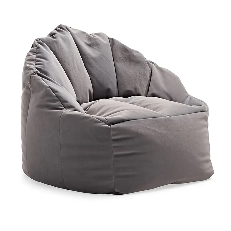 Simple Style For Sofa Bean Bag Filled Living Room Beanbag With Linen Bean Bag Chair For Adult And Kids