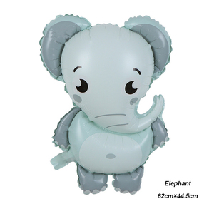 Globos de papel de aluminio de animales marinos de la jungla al por mayor para fiesta de graduación Feliz cumpleaños Baby Shower decoraciones Tema de zoológico de dibujos animados - Product Image 5