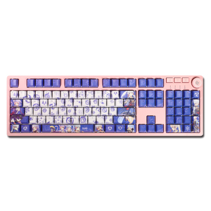 Huion — clavier mécanique de 104 touches, thème Kamisato <span class=keywords><strong>Ayaka</strong></span>, PBT, impression par sublimation, hauteur OEM, pour clavier mécanique 64 75 87 98 104 touches - Product Image 1