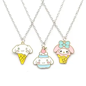 새로운 트렌드 만화 귀여운 Kunomi 아이스크림 일본 펜던트 목걸이 키즈 스웨터 체인