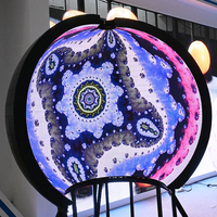 Écran LED sphérique flexible à 360 degrés pour affichage vidéo, idéal pour la publicité, les événements, les scènes et les expositions