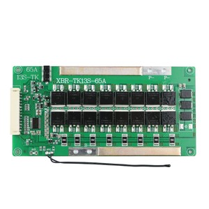 Carte de charge/décharge Li-ion 13S 48V 40A 50A 60A pour batterie lithium ternaire NMC 3.7V avec équilibrage et NTC sur le même port G213 - Product Image 1