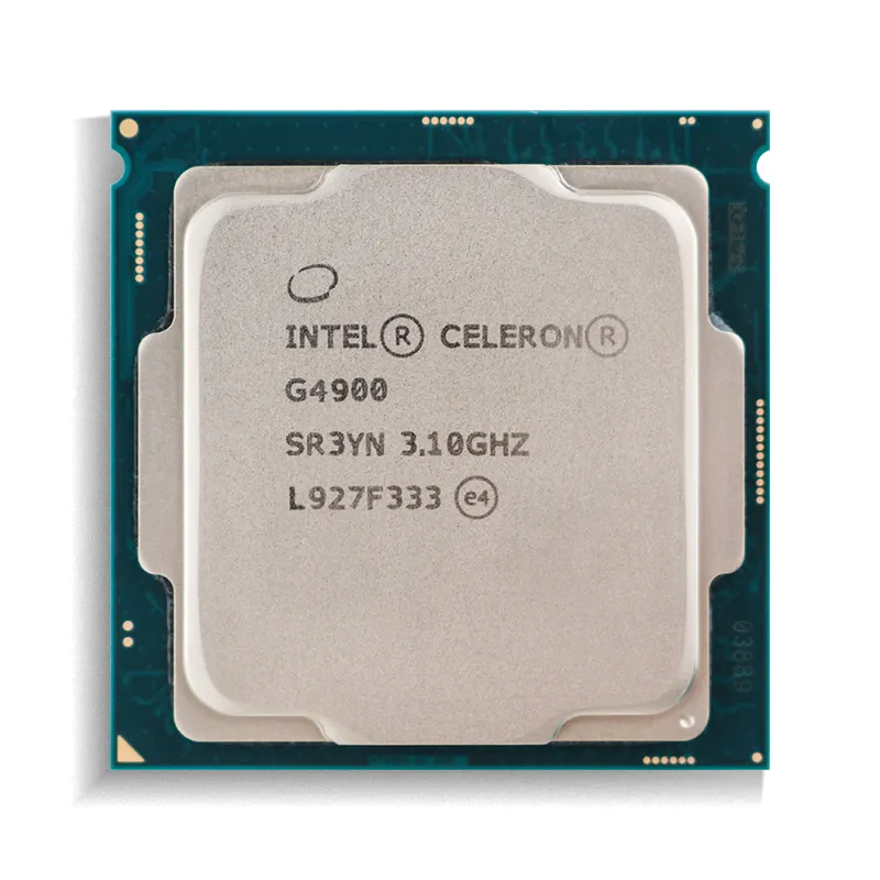 ट्रे प्रोसेसर के लिए G4900 इंटेल celeron प्रोसेसर सीपीयू एलजीए 1151 सीपीयू 3.1GHz 14NM 54W