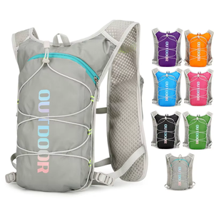 Mochila Multifuncional de Nailon para Correr, Bolsa de Hidratación Deportiva de Poliéster, Chaleco Reflectante de Seguridad para Ciclismo y Jogging - Product Image 5