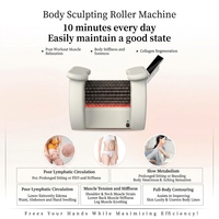 Appareil de massage amincissant et raffermissant à rouleaux pour le visage, le corps et la tête, double usage en salon