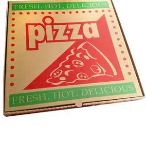 विभिन्न आकार के साथ कस्टम सस्ते पिज्जा बॉक्स लोगो नालीदार कस्टम पिज्जा बॉक्स थोक पिज्जा बक्से