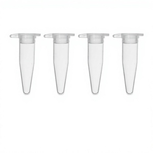 หลอด PCR แบบใส ขนาด 0.2 มล. ยี่ห้อ XZ LAB ฝาแบบ Snap Cap  พร้อมขีดบอกปริมาตร  วัสดุโพลีโพรพิลีนเกรดแล็บ บรรจุ 1000 หลอด ผลิตในประเทศจีน - Product Image 1