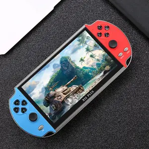 X12 PLUS Handheld Game Console 7.1 Inch HD Screen Portable Retro Video Gaming Player Built-in 10000+ Classic Games Feature: