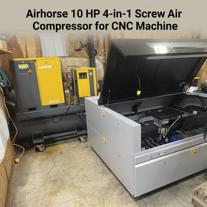 Compresor de Aire de Tornillo Rotativo Industrial AirHorse, Éxito de Ventas, 10HP 20HP 30HP 50HP, 7.5KW 11KW 15KW 22KW 37KW - Product Image 6