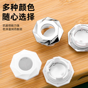 Cubierta de desagüe de cerámica Yu Jian, blanca, con cierre automático y a prueba de olores, para tanque de inodoro - Product Image 1