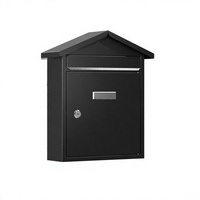 Boîte aux lettres métallique verrouillable pour appartement, villa, location, maison et bureau – Boîte postale extérieure pour propriétaires