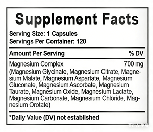 <span class=keywords><strong>Integratore</strong></span> di Magnesio OEM, Complesso di Magnesio Elementare 12 in 1, Capsule di Magnesio per Adulti - Product Image 3