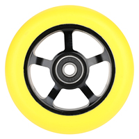 Échantillon Gratuit Roues de Trottinette 100mm Noyau Métallique PU 88A Haute Résilience Durable avec Roulement ABEC-9 Fabrication Personnalisée Couleur Optionnelle