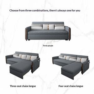 Sofá Cama Plegable Multifuncional de Tela y Metal, Diseño Moderno, Modelo Popular para Espacios Pequeños, Adecuado para - Product Image 4