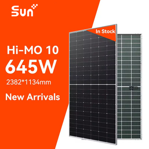 Panneau solaire monocristallin bifacial SUNPLUS 635W en silicium, stock US - Product Image 1