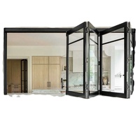 Ventana Plegable AOSTTER de Diseño Moderno, Acústica, Insonorizada, de Doble Acristalamiento, Ahorro de Energía, Resistente a Huracanes, con Garantía de 5 Años