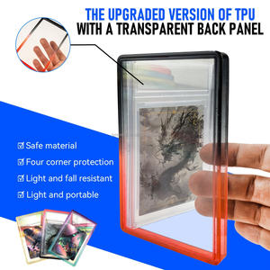 Y Y Junmei เคสป้องกันแบบแผ่นสำหรับการ์ดรุ่น35PT ทำจาก TPU+PC ด้านหลังใสพร้อมดีไซน์กลิตเตอร์ไล่ระดับสุดเท่สำหรับการ์ดแนวสปอร์ต - Product Image 3