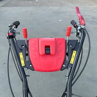 NEWPANDA Trituradora de Césped con Motor Diésel de 9 HP 188F, Arranque Eléctrico, Doble Eje, con 48 Cuchillas de Martillo y Ancho de Trabajo de 600 mm
