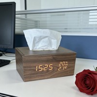 Mechanische Tischuhr für den Außenhandel mit Multifunktions-Digitalanzeige für Temperatur und Luftfeuchtigkeit, Wiederaufladbar, Großhandel