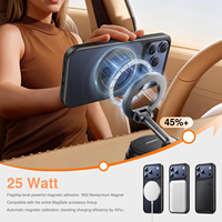 APEI Coque antichoc tout-en-un en TPU+PC avec protection d'appareil photo et support magnétique rotatif à 360° pour iPhone 15 16 17 Pro Max