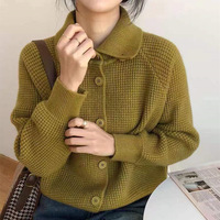 Haute qualité nouveau pull à manches longues col roulé dames pull décontracté tricoté Cardigan vêtements pour femmes