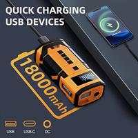 Offre Spéciale – Pompe à Air Portable pour Voiture et Vélo, Compresseur d'Air Manuel Durable, Batterie Externe, Gonfleur de Pneus en Plastique