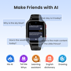 Montre intelligente pour enfants avec assistant vocal IA, appels 4G, localisation précise, étanche IP68, écran AMOLED, caméra 5MP - Product Image 3