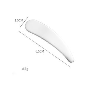 304 in acciaio inox personalizzare Logo in metallo cucchiaio cosmetico spatola crema per gli occhi applicatore cucchiaio per il viso - Product Image 6