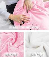 Couverture de conception de modélisation de requin super douce et confortable Couverture polaire portable pour dormir requin à capuche en flanelle