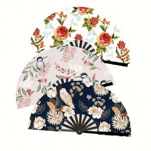 Éventail en bambou noir de Kung Fu, grande taille, pliable, peint à la main, naturel, fait main, thème musical pour Halloween et Nouvel An, vente en gros - Product Image 4