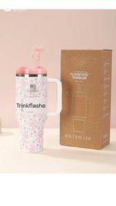 304 Stainless Steel Dual Drink Vacuum <b>Mug</b> <b>Large</b> Capacity Straw Cup Portable For Travel And Car Use - Product Image 2