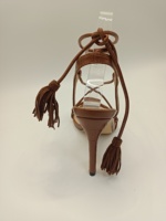 Sandales d'été sexy à talons aiguilles très hauts et bout pointu, style sangle serpent, pour l'extérieur, inspirées de l'Initiative Ceinture et Route