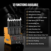 AUTOOL CT400 GDI EFI FSI Testeur de nettoyeur d'injecteur de carburant automobile Fabricant de la machine