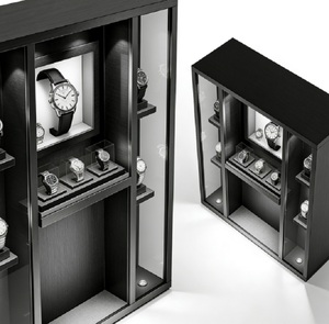 Elegante Sistema di Vetrine LED a Pavimento per Esposizione di Orologi di Lusso, Ideale per Centri Commerciali - Product Image 3