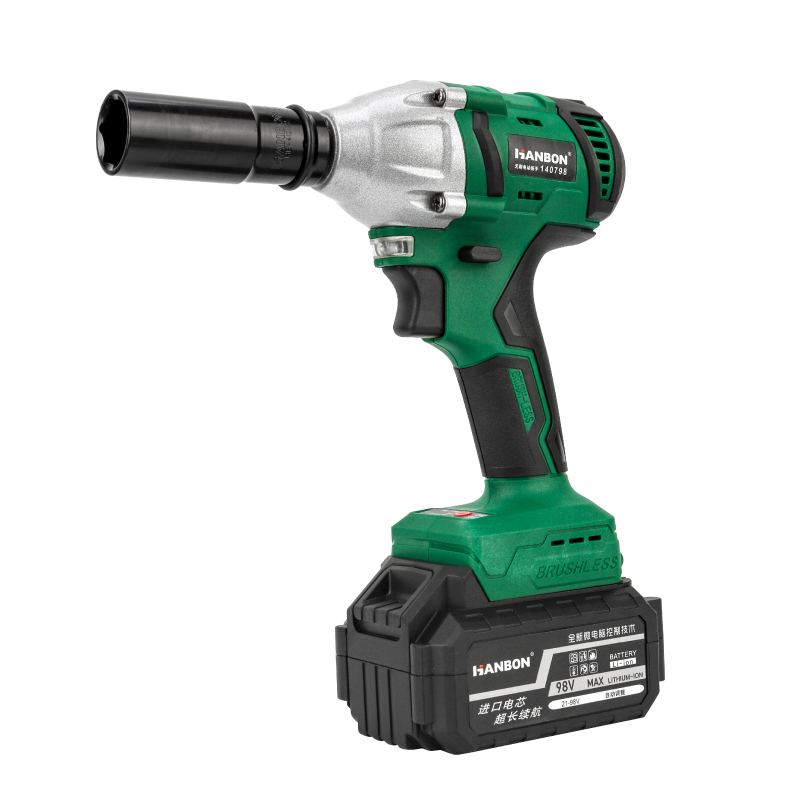 Промышленный литиевый электрический ключ с высоким крутящим моментом 98 в, беспроводной бесщеточный Электрический ключ