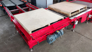 Convoyeur de transfert à chaîne à rouleaux motorisé pour le transport de palettes - Product Image 2