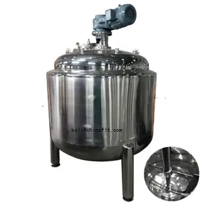 5000 liter Steam heating stirred vessel mixer chemical stirred tank reactor