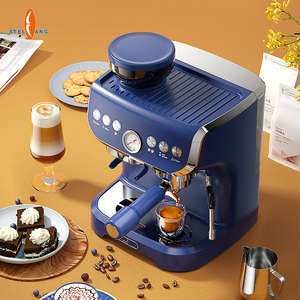 Mua máy pha cà phê tự động của các thương hiệu Ý, máy pha cà phê Espresso chuyên nghiệp Cafetera Express, máy pha cà phê Cappuccino có máy xay - Product Image 5