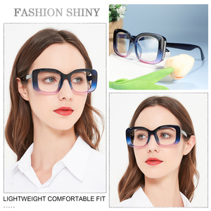 Thời trang hợp thời trang bướm Shape với kim cương Frames khung dày kính mắt kính đọc sách glased cho Optica cho phụ nữ - Product Image 4