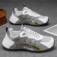 Chaussures de sport pour hommes, baskets décontractées pour la marche et la course, doublure en mesh respirante, antidérapantes