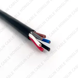 Conductor de cobre multinúcleo, accesorios de cables de control flexibles KVVR 0,75 1 1,5 2,5 4 6 MM, Cable eléctrico, Cable de alimentación