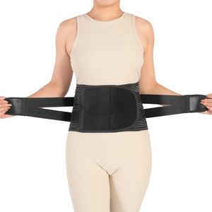 Faja Lumbar de Nylon con 6 Varillas, Antideslizante, Ortopédica, Transpirable, Soporte para la Cintura, para Alivio del Dolor en el Gimnasio - Product Image 1