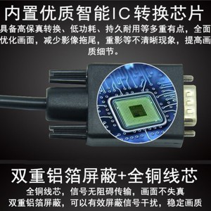 Cable adaptador Displayport a Vga de 1,8 m para conexión de monitor de ordenador y TV - Product Image 5