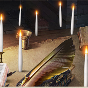 Bougies magiques flottantes, bougies LED décoratives à <span class=keywords><strong>thème</strong></span>, accessoires d'ambiance pour Noël et les fêtes, bougies LED - Product Image 5